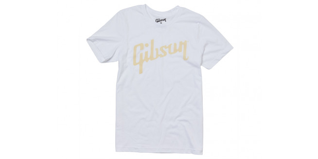 Gibson Distressed Logo T-Shirt - L