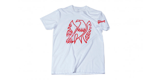 Gibson Firebird White T-Shirt - S