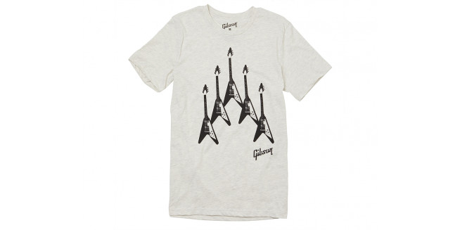 Gibson Flying V Formation T-Shirt - L