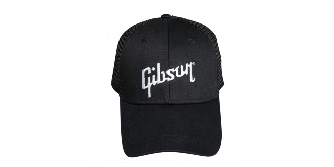 Gibson Black Trucker Snapback