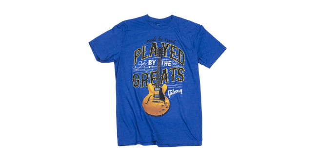 Gibson Played by The Greats T-Shirt Royal - S
