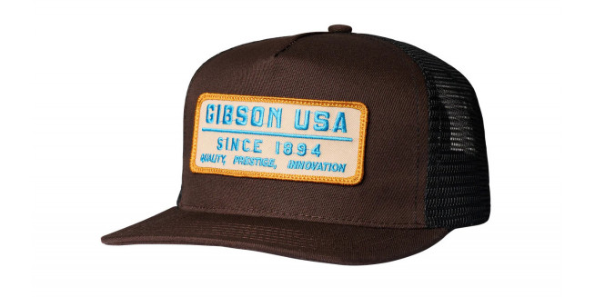 Gibson Imogene + Willie x Gibson "Gibson USA" Trucker Hat Gibson Imogene + Willie x Gibson "Gibson USA" Trucker Hat