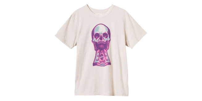 Gibson Imogene + Willie x Gibson "Purple Skull" T-Shirt - L Gibson Imogene + Willie x Gibson "Purple Skull" T-Shirt - L