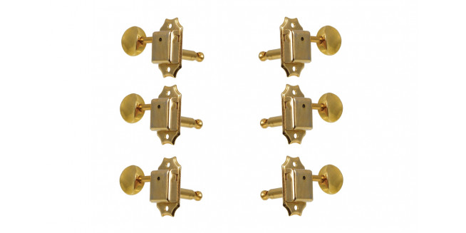 Gotoh SD90 3x3 Vintage Style Keys with Metal Buttons - GH