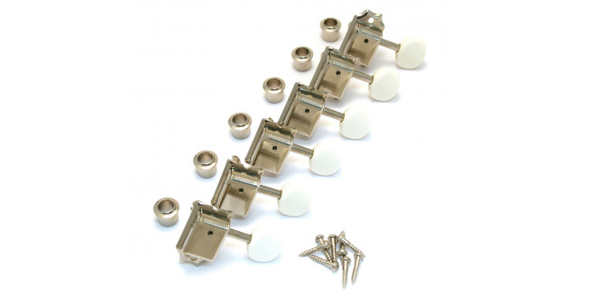 Gotoh SD91 Vintage Keys Nickel Plastic Buttons