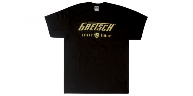 Gretsch Power & Fidelity Logo T-Shirt - S