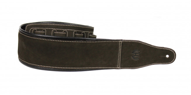 Harvest Wide Guitar Strap Buffalo Nubuck Long Version - DB