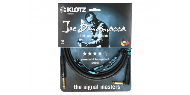 Klotz Joe Bonamassa Signature Guitar Cable Angled - 4.5m