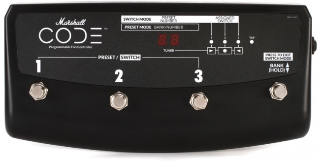 Marshall PEDL-91009 Code Programmable Footcontroller