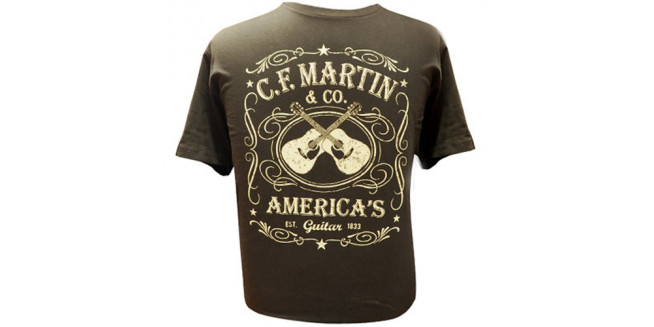 Martin Dual Guitars T-Shirt - L