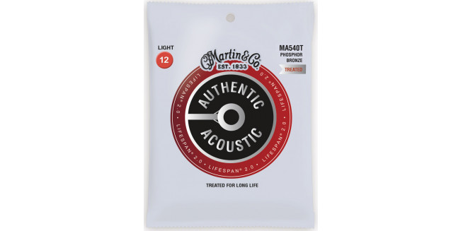 Martin MA540T Authentic Lifespan 2.0 Phosphor Bronze 12/54