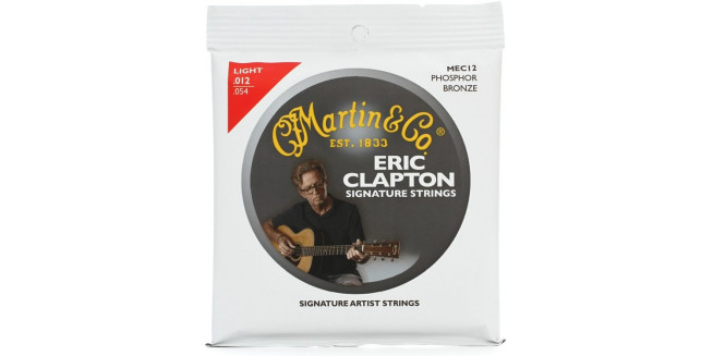 Martin MEC12 Clapton's Choice Phosphor Bronze Light