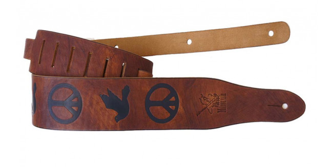 Minotaur Woodstock Leather Guitar Strap - BR