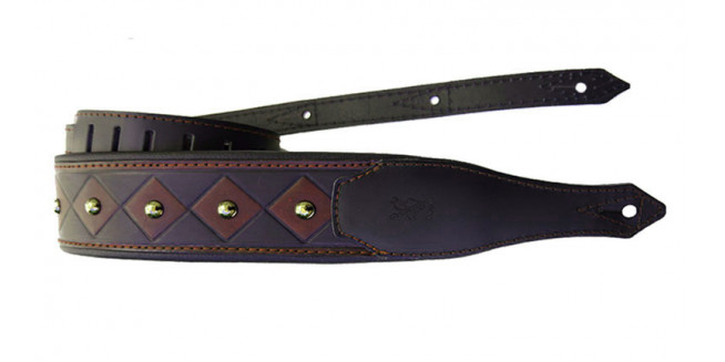 Minotaur Rhombus Rivets Guitar Strap