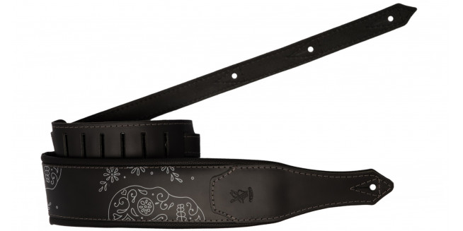 Minotaur New Orleans Skull Leather Strap