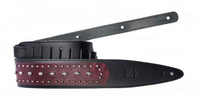 Minotaur Skulls & Rivets Leather Strap