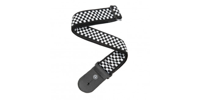 D'Addario 50C02 Woven Guitar Strap - Check mate