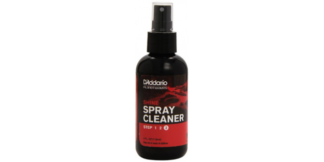 D'Addario Shine Spray Cleaner