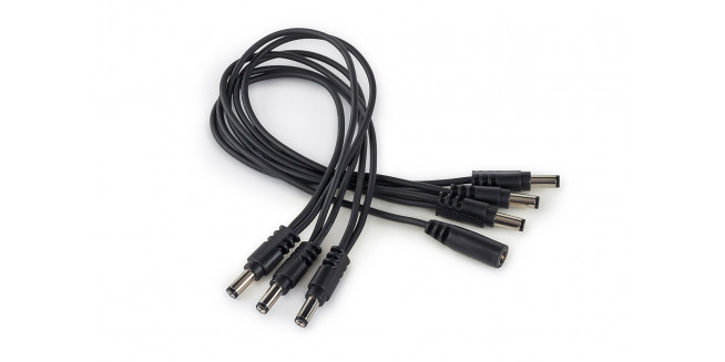 RockBoard Flat Daisy Chain Cable - 6 Outputs - Straight