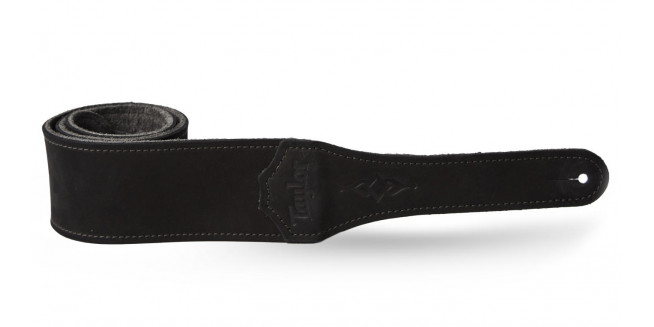 Taylor Sanded Suede Gemstone Strap 2.5" - BK