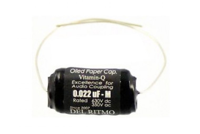 Allparts Vitamin Q .022 µF Black Candy Capacitor