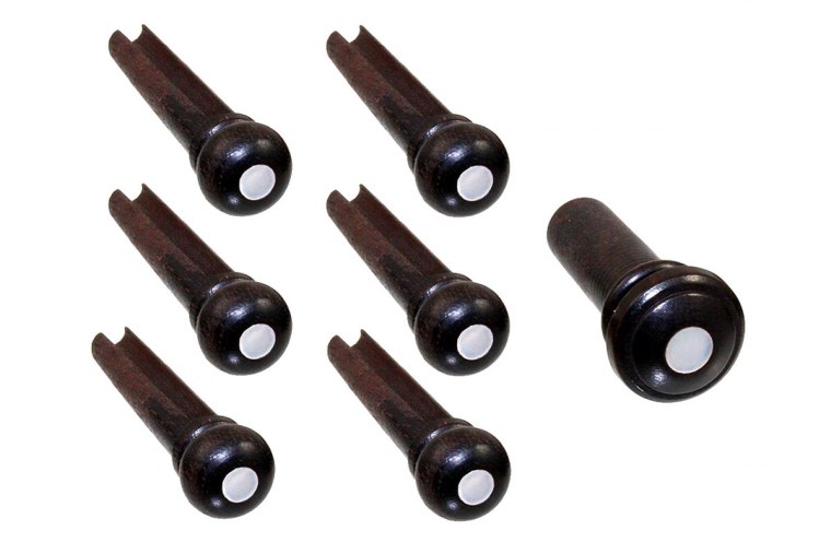 Allparts Rosewood Bridge Pins Set