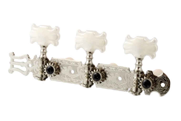 Allparts Classical Tuner Set with Butterfly Buttons - NH