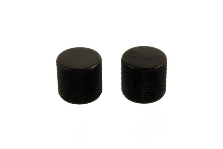 Allparts Metal Barrel Knobs - BK