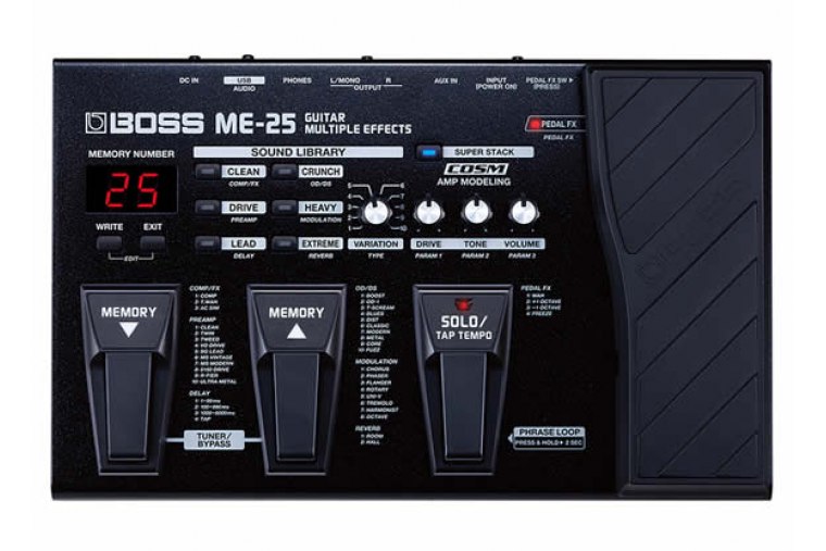 Boss ME-25 Guitar Multiple Effects