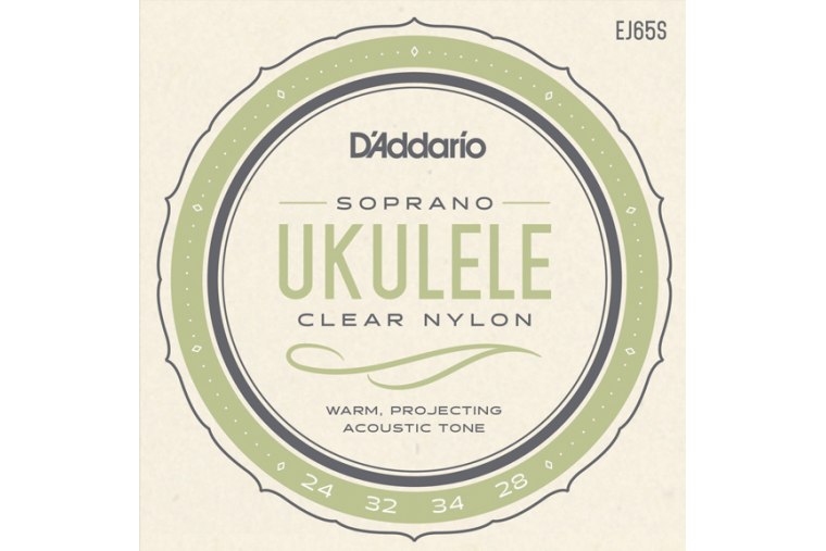 D'Addario EJ65S Pro-Artè Custom Extruded Ukulele, Soprano