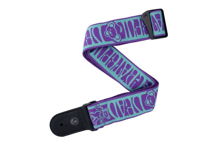 D'Addario Grateful Dead Woven Guitar Strap - TL/PR