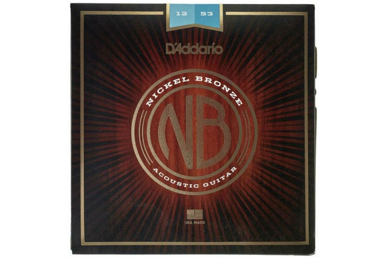 D'Addario NB1253 Nickel Bronze, Light, 12-53