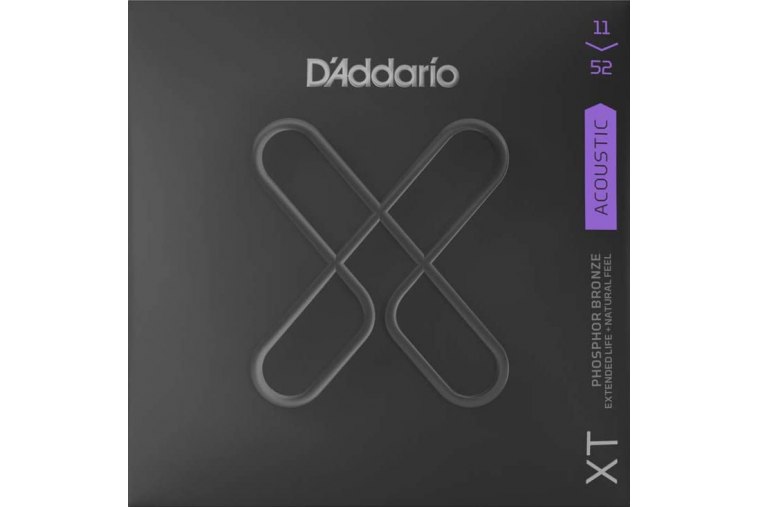 D'Addario XTAPB1152 Phosphor Bronze Custom Light 11-52