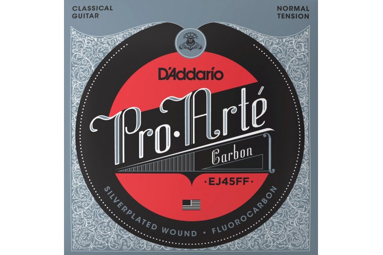 D'Addario EJ45FF Pro-Arté Carbon, Normal Tension