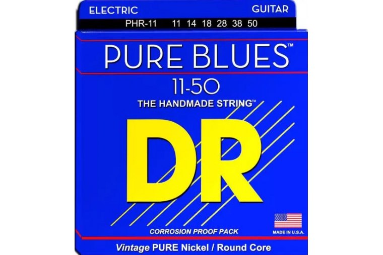 DR Strings Pure Blues Heavy 11/50