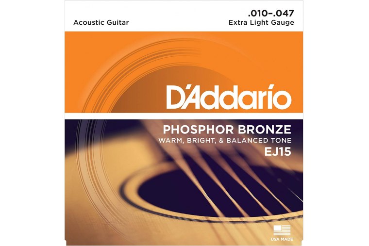 D'Addario EJ15 Phosphor Bronze, Light, 10-47