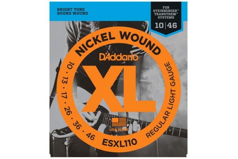 D'Addario ESXL110 Nickel Wound, Double BallEnd, 10-46