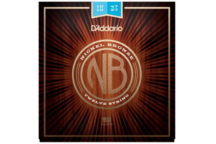 D'Addario NB1047-12 Nickel Bronze, 12-String, 10-47