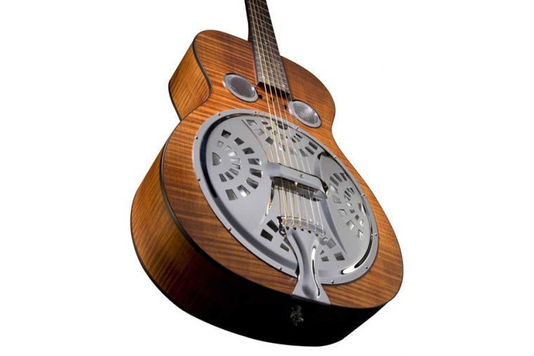 Dobro Hound Dog Deluxe Round Neck