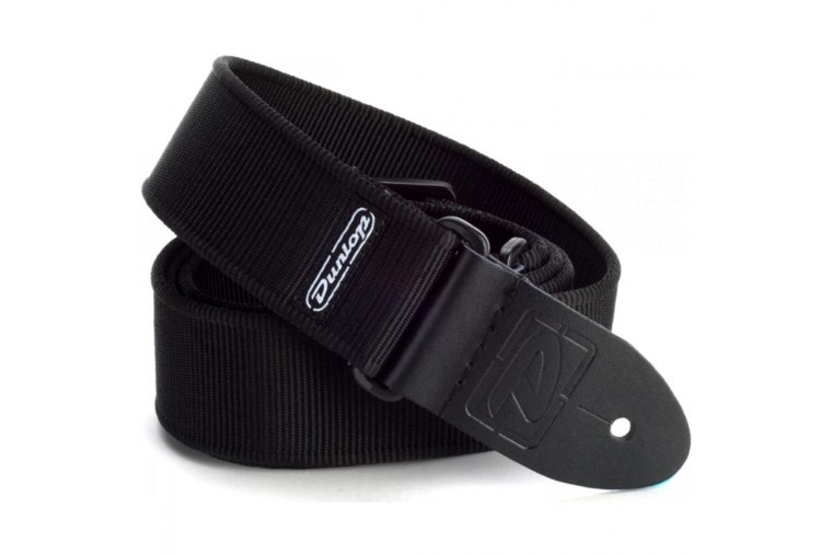 Dunlop D38-09BK Solid Black Strap