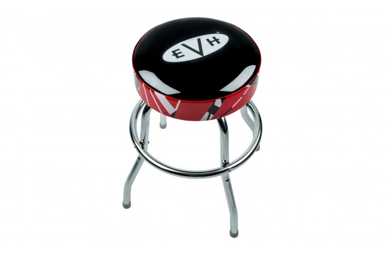 EVH Logo Bar Stool with Striped Trim