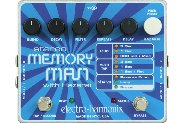 Electro Harmonix Stereo Memory Man with Hazarai