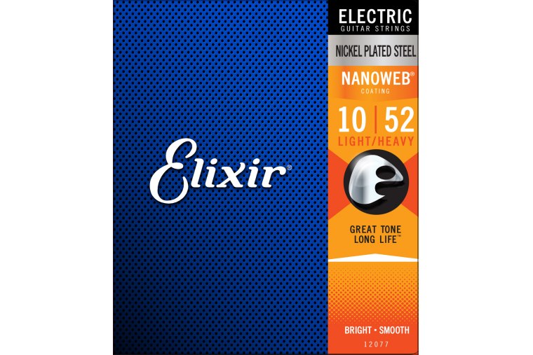 Elixir 12077 Nanoweb Electric Medium 10/52