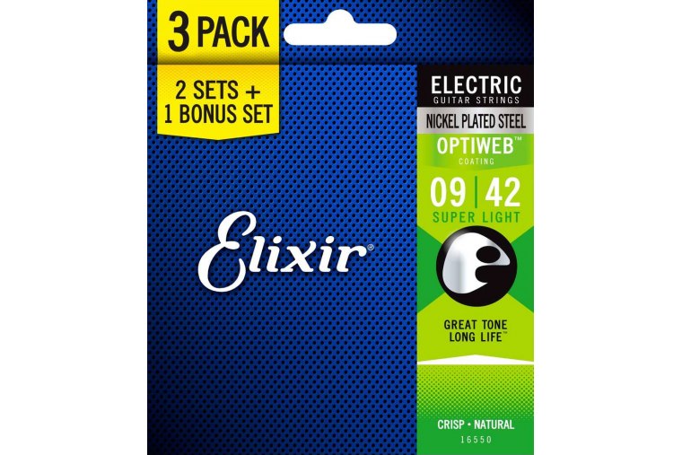 Elixir 19002 Optiweb Electric Light 09/42 3-Pack