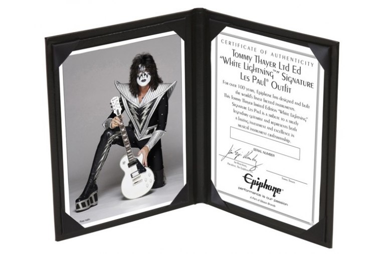 Epiphone Tommy Thayer Les Paul Standard White Lighting