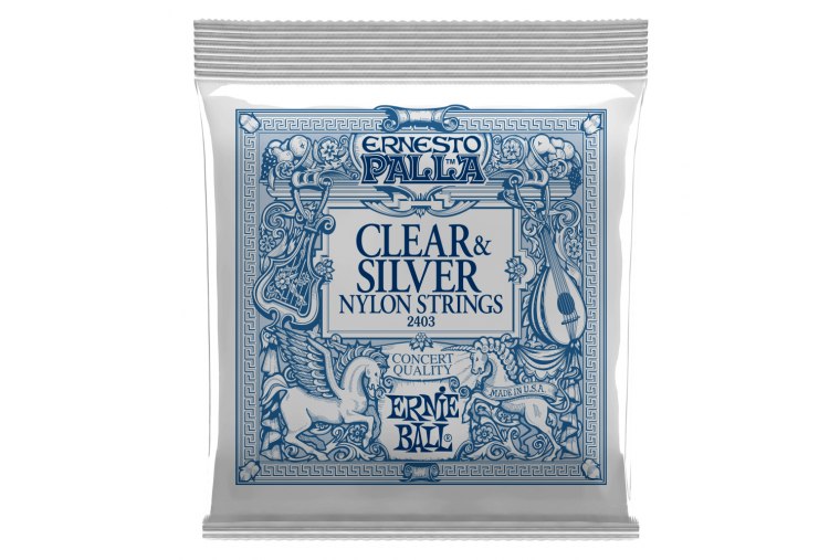 Ernie Ball 2403 Ernesto Palla Clear & Silver Ball End