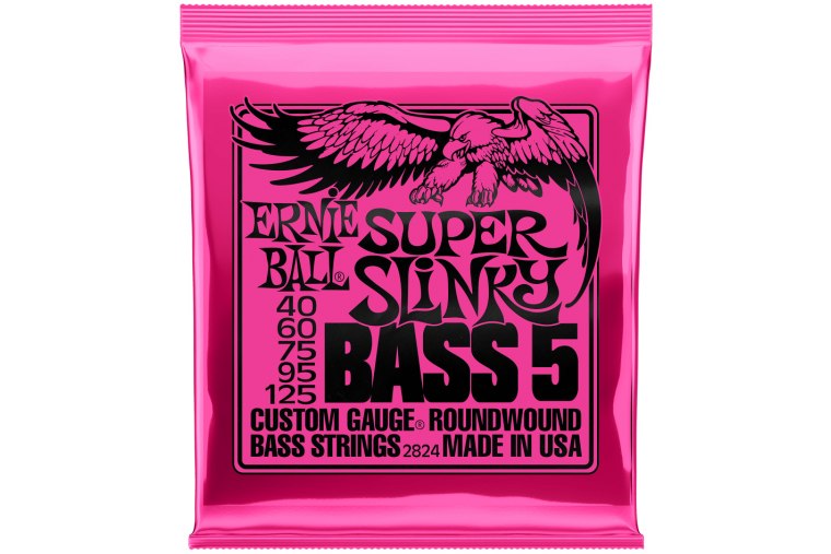 Ernie Ball 2824 Nickel Wound 5-Strings Super Slinky 40/125