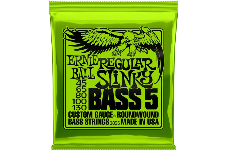 Ernie Ball 2836 Nickel Wound 5-Strings Regular Slinky 45/130