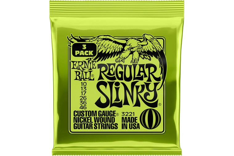 Ernie Ball 3221 Regular Slinky 10/46 3-Pack