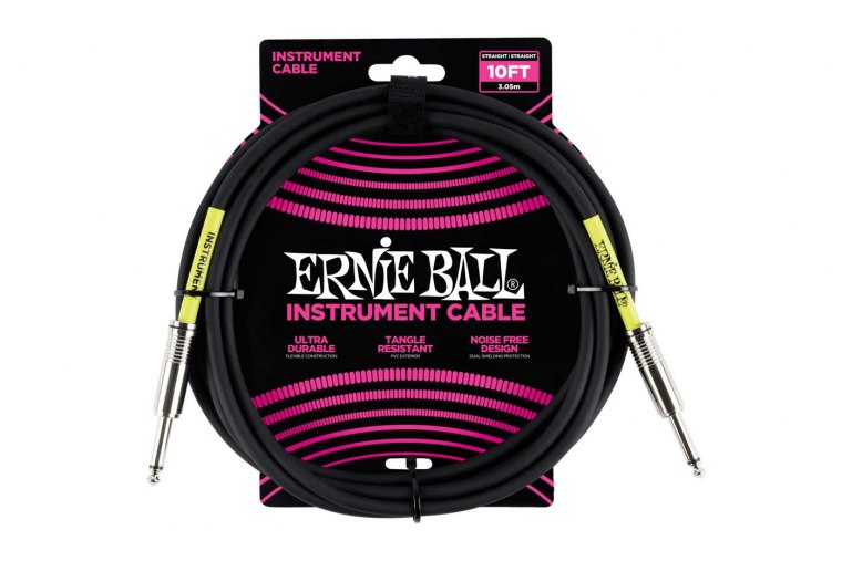 Ernie Ball Instrument Cable Straight/Straight - 3m